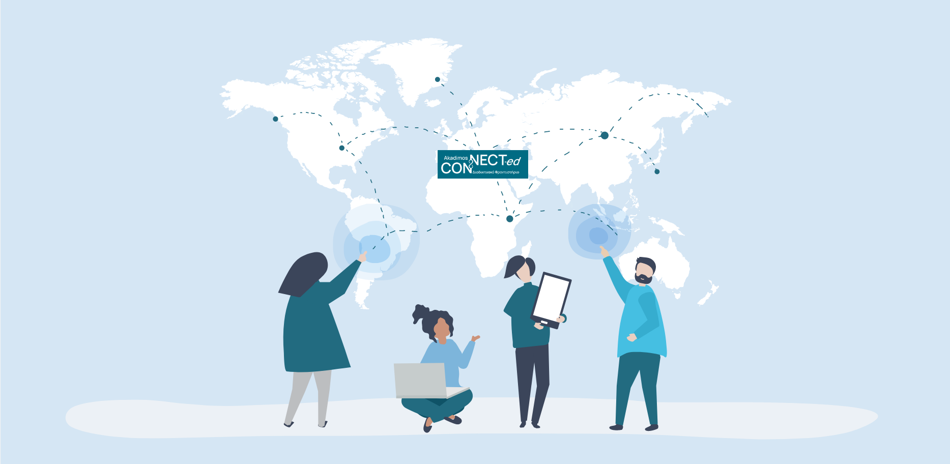 connected map
